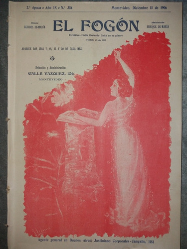 2 Revistas El Fogon 1906 Con 1 Numero Especial Almanaque