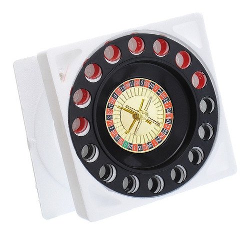 Jogo De Roleta Shot Drink Com 16 Copos Para Drink