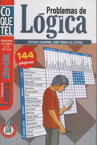 Desafios de Lógica Livro N19 Médio Desafio Coquetel - - Livros de