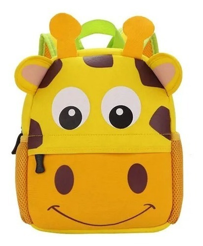 Mochila Escolar Jirafa Clases Con Motivos Divertidos 