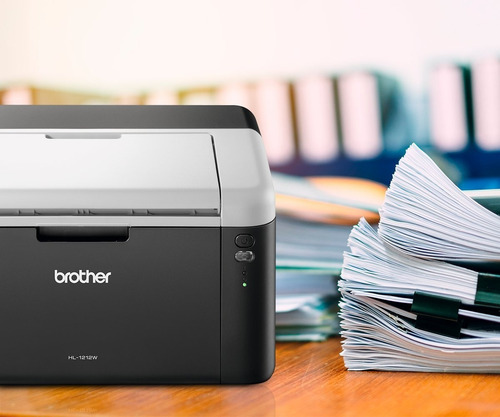 Brother HL1212W Impresora Láser Wi-Fi color Negro/Blanco 110V/240V