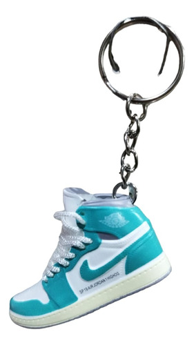 Llaveros Sneakers Hype J Retro 1 Bleached Aqua