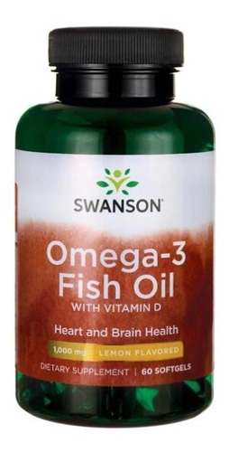 Aceite De Pescado Omega 3 Con Vitamina D  De Swanson