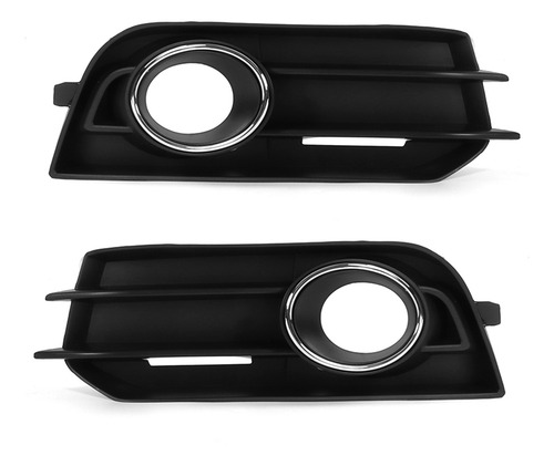 Par De Parrillas De Faros Antiniebla Negros Para Parachoques
