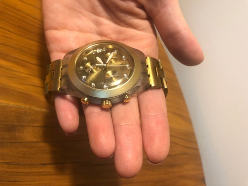 Relógio Swatch Irony Diaphane Dourado
