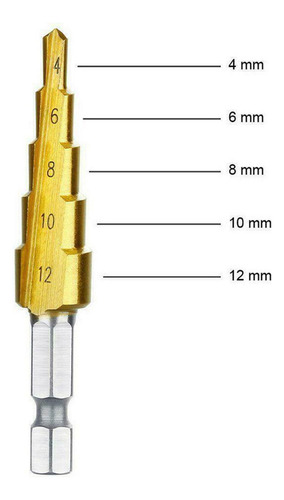 J 3pcs/set Hexagonal Hexagonal Shank Aço De Alta Velocidade