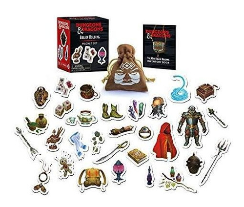 Dungeons & Dragons: Bag Of Holding Magnet Set - (libro En In