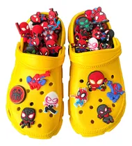 Comprar Kit Bottons Homem Aranha Pins Para Crocs Heróis Kawaii Botão