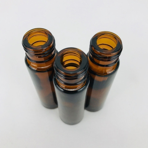 Frasco Roll On 10 Ml Vidrio Canica Metálica 300pzs