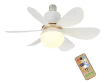 Comprar E27 Socket Fan Light 30w 3 Colores Bombilla Fan Para Garaje