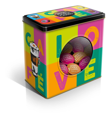 Imagen 4 de 4 de Lata Coleccionable Para Cápsulas Dolce Gusto Love
