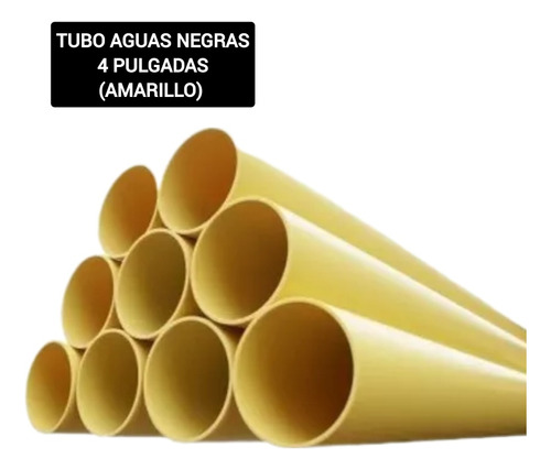 Tuberia Aguas Negras 4 Pulgadas(3 Metros) Somos Tienda Fisic