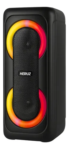 Caixa de Som Caixinha Bluetooth Led Grande 2 Alto Falante Duplo Led Usb Pendrive