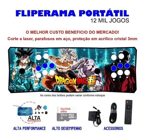 Fliperama Portátil Slim 3 Em 1 - Db Super