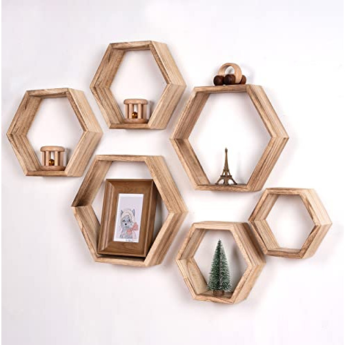 Estantes Hexagonales Extra Grandes Flotantes, Juego De ...
