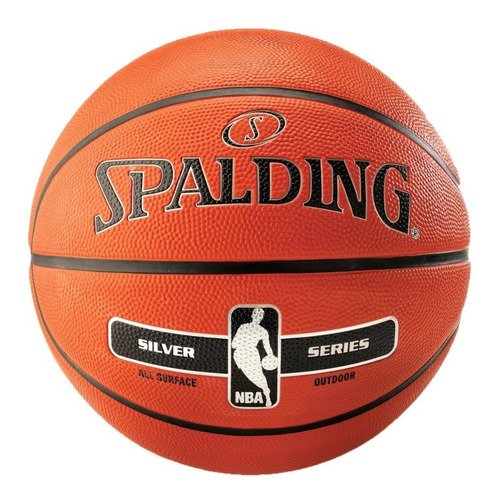 Pelota Basquet Spalding Basket Nba Silver Nº 7 Outdoor Color Silver - 83016Z