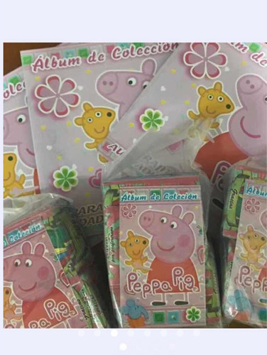 Album De Barajitas Peppa Pig Con Cartas Coleccionables 
