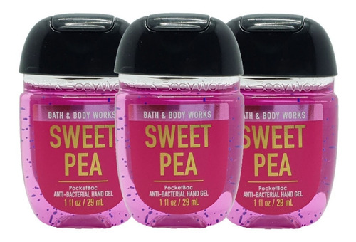 Imagen 1 de 1 de Gel Antibacterial Bath & Body Works Sweet Pea Kit 3pz