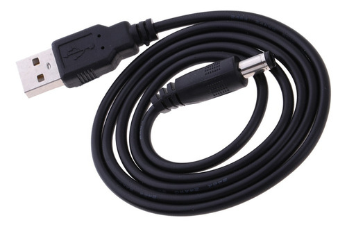 A Cable Usb De Tipo A Macho A 5,5 Mm X 2,1 Mm De Barril 5 V