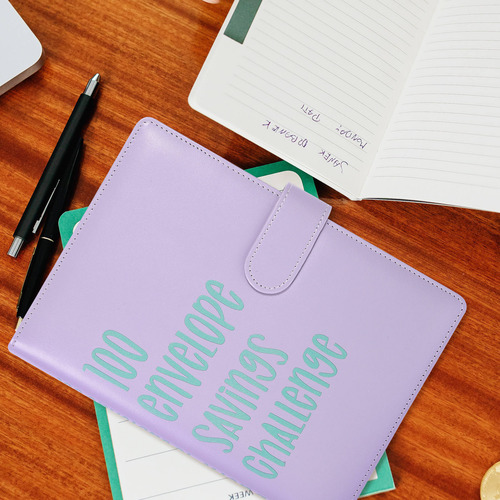1 Juego De Hojas De Encuadernación Budget Planner Challenge