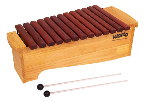 Xilofone Kidzzo Estilo Orff Contralto Com 13 Teclas