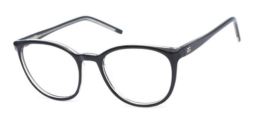 Armação Oculos Ogrife Og 1699-c Acetato Feminino Redondo