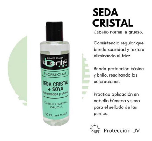 Kit Soya Shampoo,vitamina E Keratina + Seda Cristal Labonte