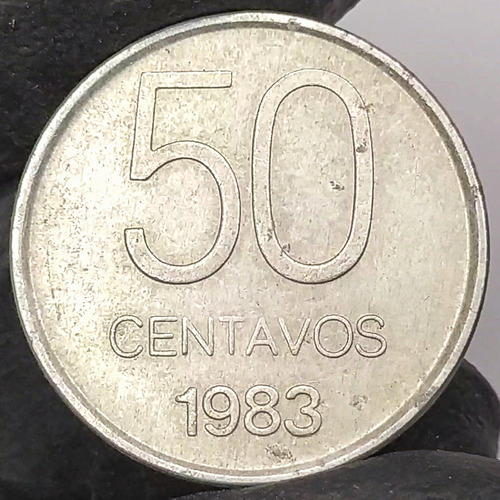 Argentina 50 Centavos 1983 Moneda Antigua