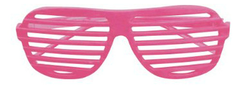 Novedades Del Foro Gafas Unisex Con Ranura, Rosa Neón.