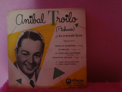 Anibal Troilo Pichuco Y Su Orquesta Tipica Volumen 4 Vinilo