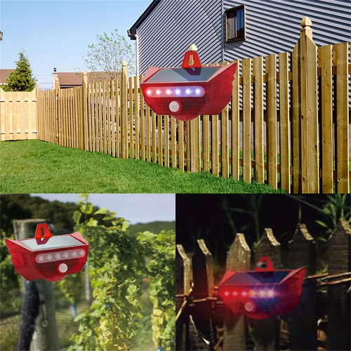 Sensor Solar De Alarma Deportiva Al Aire Libre 129db