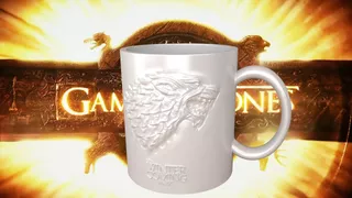Game Of Thrones Stark Coffee Mug- Figura Plastica