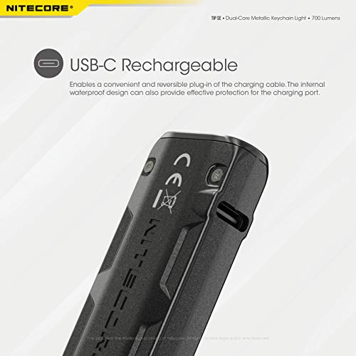 Linterna Nitecore Tip Se, Gris 700 Lm Usb-c Recargable Edc (