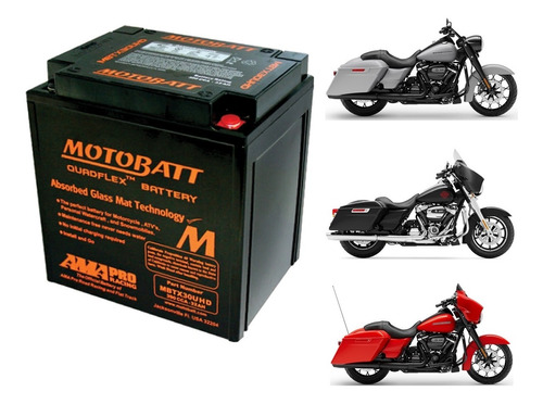 Bateria Motobatt Mbtx30u-hd Harley Davidson Touring 