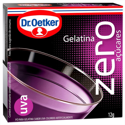 Gelatina Zero de Uva Dr. Oetker 12g