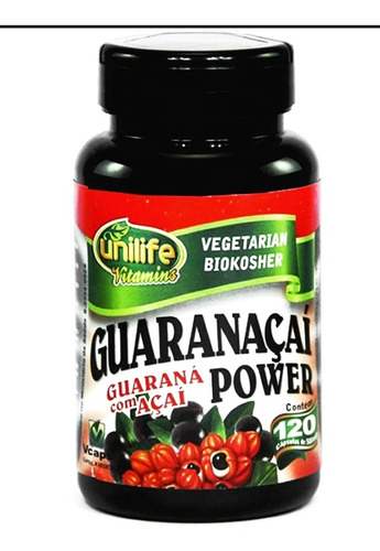 Guaraná  Power Con Açaí Unilife  Energizante Vegano 