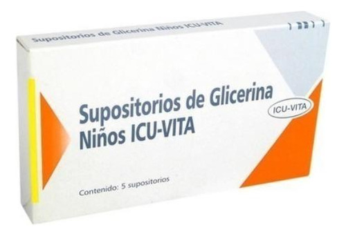 Supositorios De Glicerina Niños Icu Vita