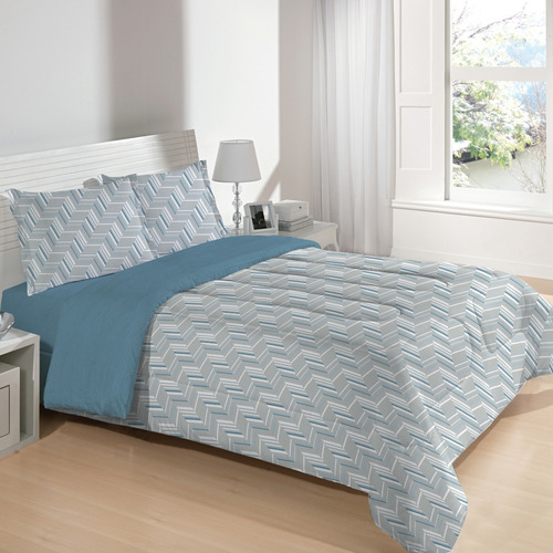 Imagen 1 de 8 de Acolchado Altenburg 2½ Plazas Reversible Relleno Suave Color