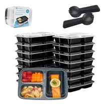 Comprar Contenedores Recipientes Reutilizables Para Alimentos 40 Pzs