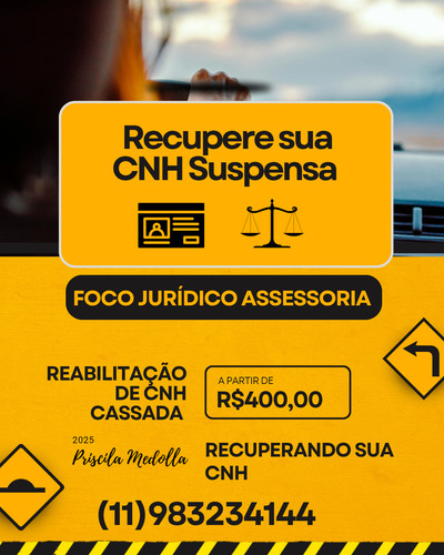 Defesa De Multas De Trânsito, Regularização De Cnh Suspensa