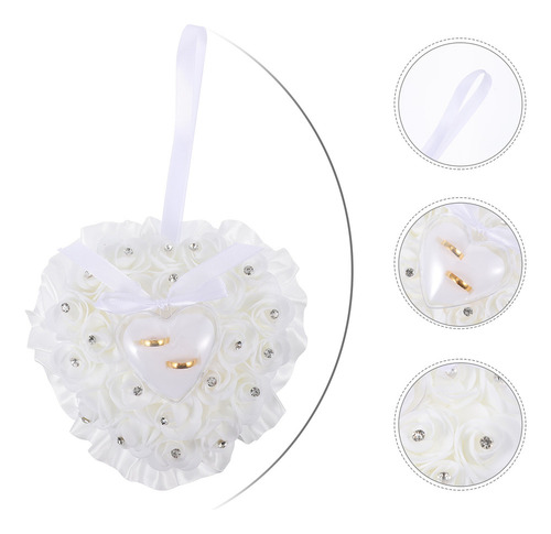 Almohadas Para Anillos De Boda, Caja De Anillos, Soporte Par