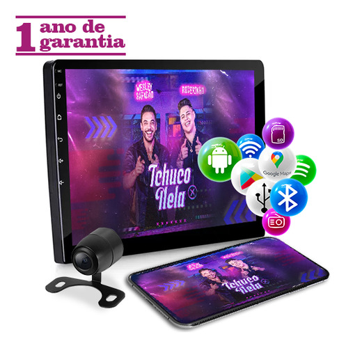 Multimídia Avd-7090 9pol Espelhamento Bt Usb Fm+câmera De Ré