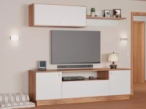 Mesas de TV modernas en melamina y madera