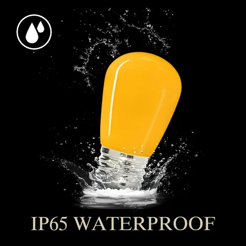 Luxsent Sign S14 Bulbo Decorativo Led, Color Amarillo, A De