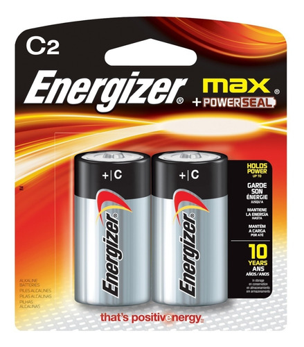 Energyzer C Mediana Pack X 2 Origen Ee Uu