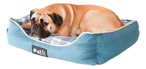 Cama Para Mascotas 60x45x18cm Acolchonada Apta Lavarropas