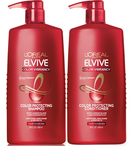 Loreal Paris Elvive Color Vibrancy Champú Y Acondicionador