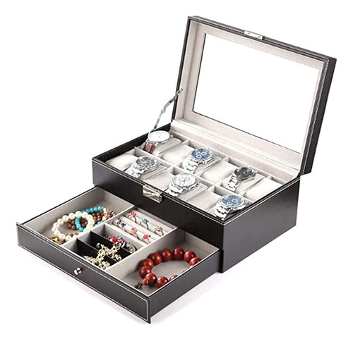 Organizador Relojes, Joyas Accesorios Reloj Caja Organizador