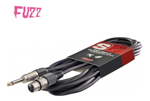 Imagen 1 de 1 de Cable Canon Plug Stagg 6 Metros Xlr +