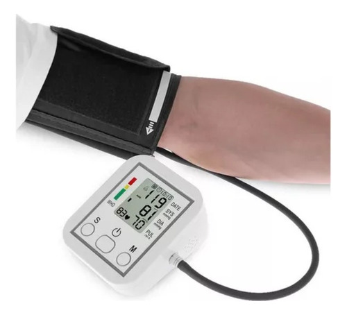 Monitor Digital De Presion Automatico De Brazo Gambimedic Color Blanco